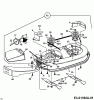 MTD B 13 13AA470F600 (2000) Listas de piezas de repuesto y dibujos Mowing deck F (38"/96cm)