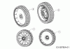 MTD 53 SPOES 12AEPYS7600 (2016) Listas de piezas de repuesto y dibujos Wheels