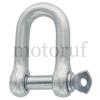 Landtechnik Unsere Besten  D-Schäkel verzinkt, gerade Form