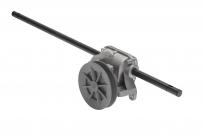 Sonderangebote Getriebe Fahrantrieb Hortmasz HKS753NB, HKS753NBE, HKS253NE, HKS650N1 | Gatec GT150NKS, GT153NBKS, GT153NEKS | Faworyt DK53N225E-4in1 | Lider DK53N225E-4in1, DK51N224T-3W1, DK20N170-4in1 - Achsendurchmesser 12,7mm, Länge 48,5cm,Antriebsriemenscheibe