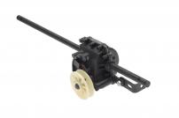 Sonderangebote Getriebe Fahrantrieb Rasenmäher Lider WR46, WA46 | Handy WR46, WA46N141ZH | Faworyt WR46, WA46N141ZH - Modele von 2016 - Achsendurchmesser 12,7mm, Achsenlänge 46,1cm, Antriebsriemenscheibe 6,1cm