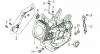 LONCIN Motoren G340F, G340FD, G390F, G390FD, G420F, G420FD Listas de piezas de repuesto y dibujos Kurbelgehäuse