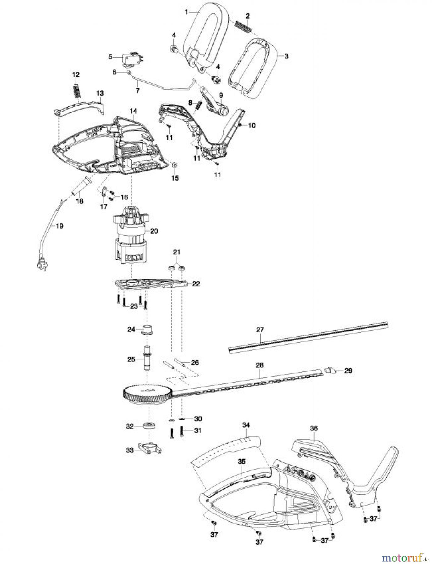  Gardena Heckenscheren Elektro-Heckernschere EasyCut 48 PLUS