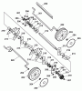 Wolf-Garten UV 30 EV 13 3630785 Series E (2008) Listas de piezas de repuesto y dibujos Rotor, Wheels