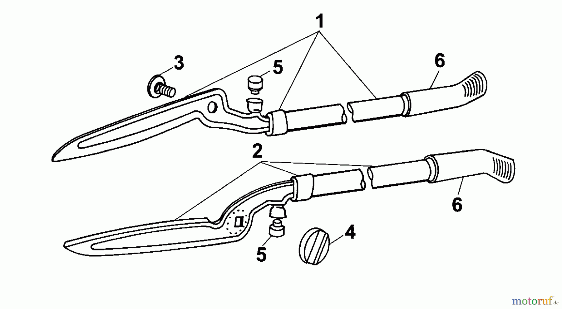  Wolf-Garten Manuelle Heckenscheren HS-A 7435000  (2008) Grundgerät