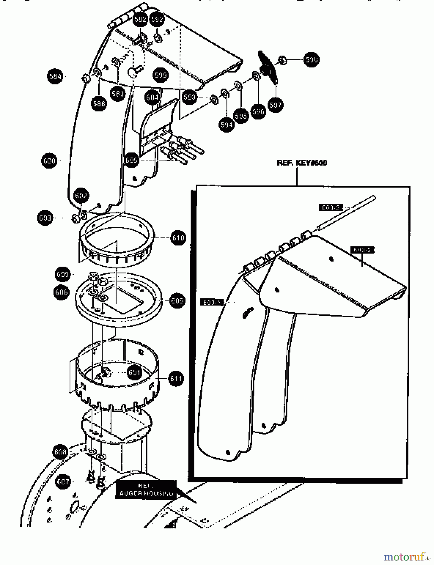 CRAFTSMAN Divers 5 HP SNOW THROWER 536.884790 Seite 6