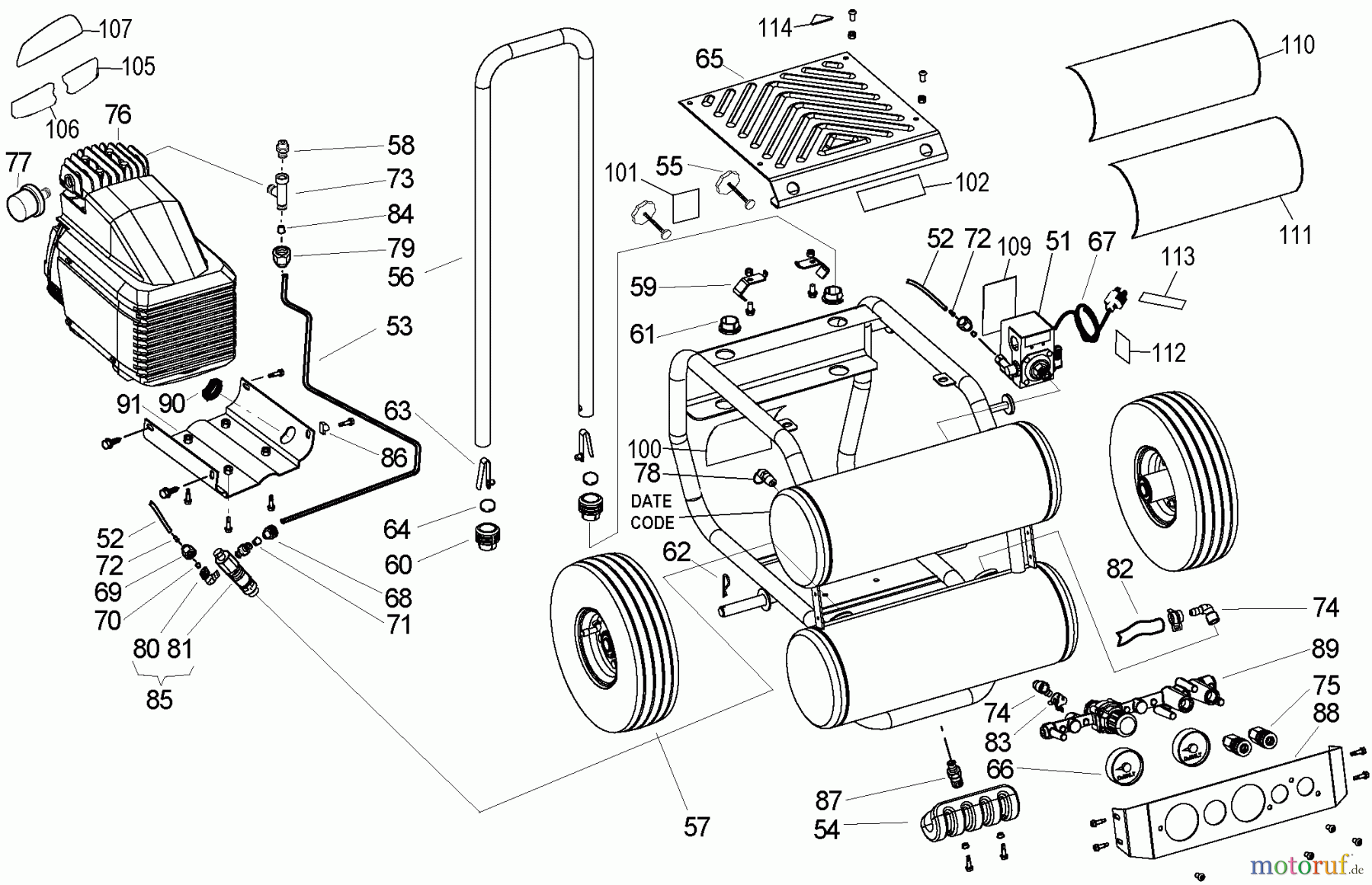  EMGLO Divers KOMPRESSOR EM810-4M Seite 2
