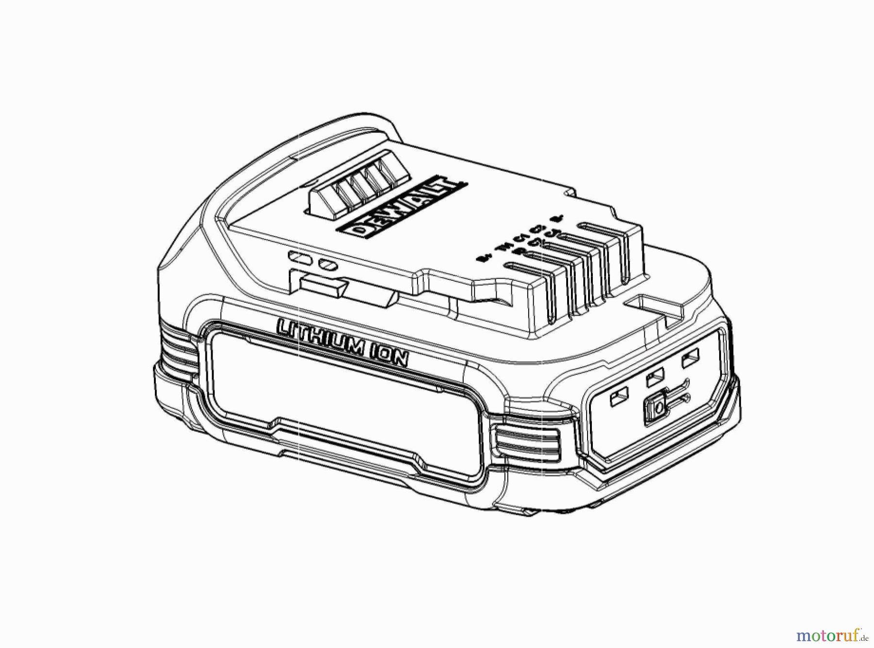  DEWALT SCHNURLOS-SONSTIGES BATTERIE DCBP034G Seite 1