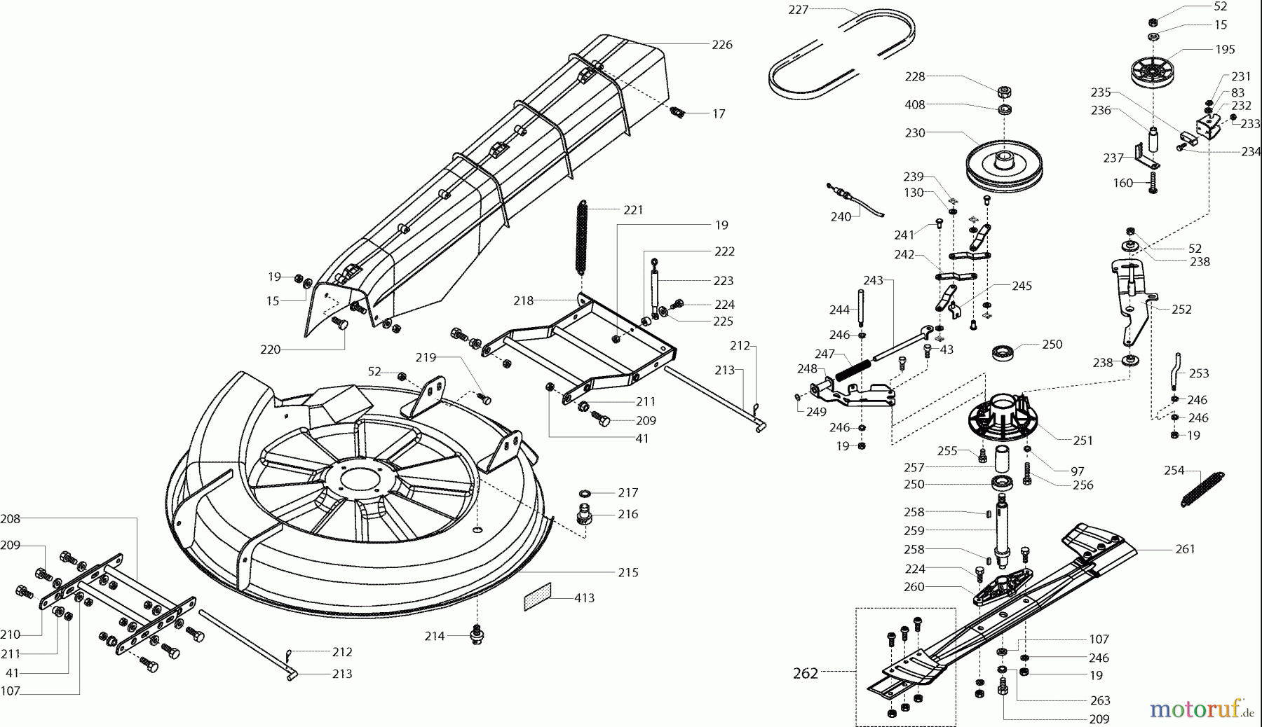  Dolmar Rasentraktoren TM-85.13 H TM-85.13 H (2003) 6  SCHNEIDWERKZEUG