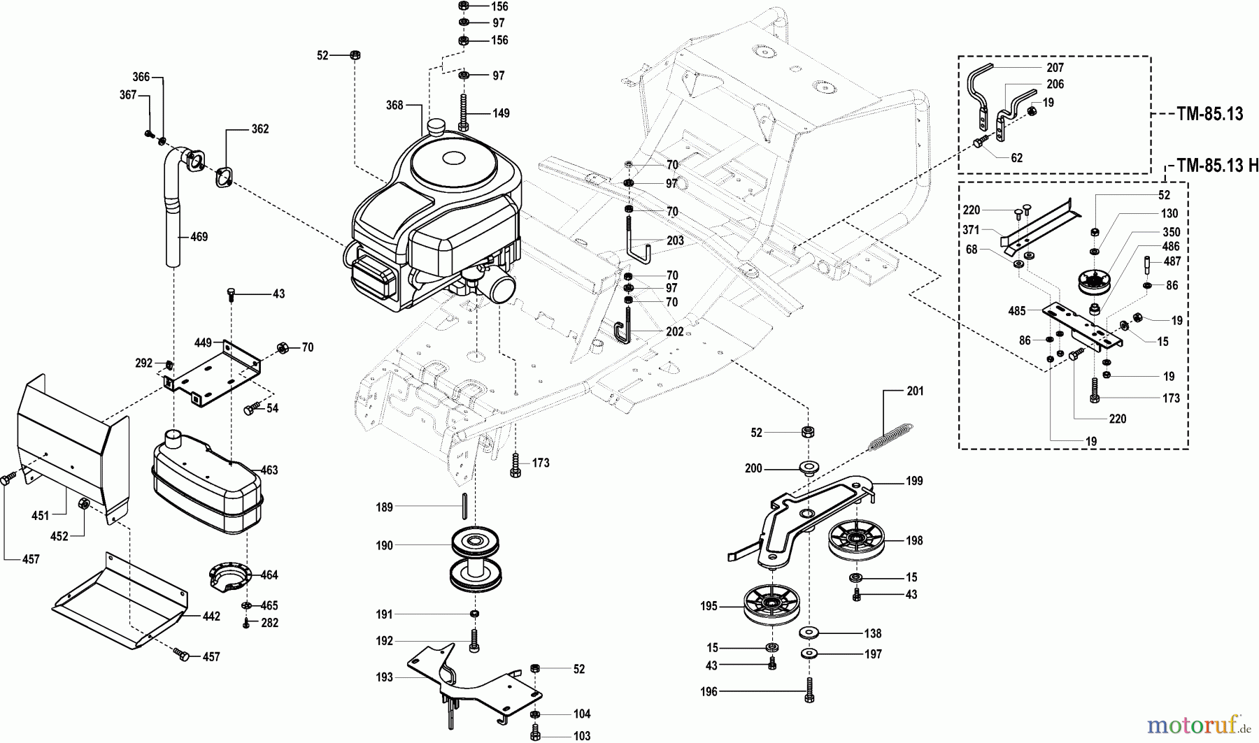  Dolmar Rasentraktoren TM-85.13 H TM-85.13 H (2005) 5  MOTOR