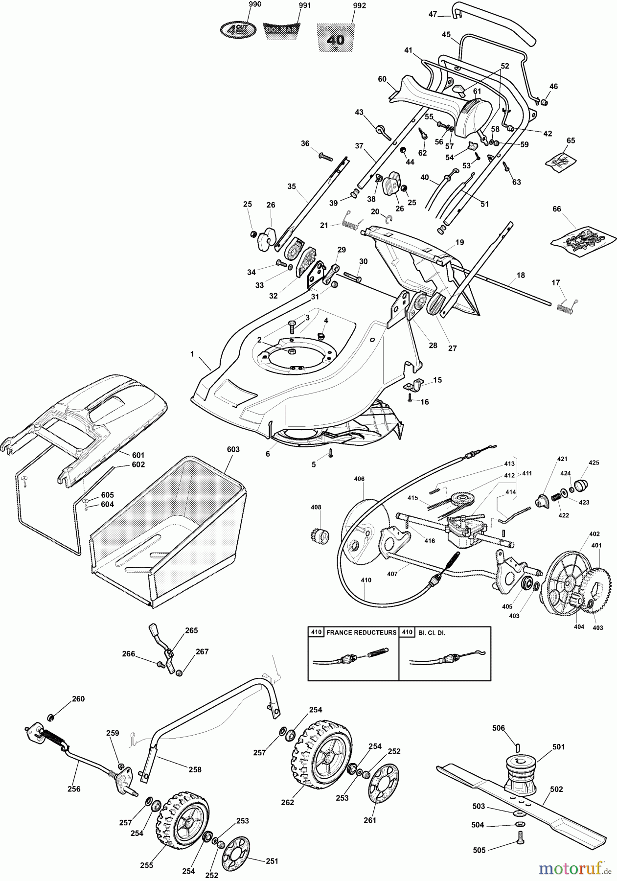  Dolmar Rasenmäher Benzin PM-48 S PM-48 S (2008) 4  PM-48 S