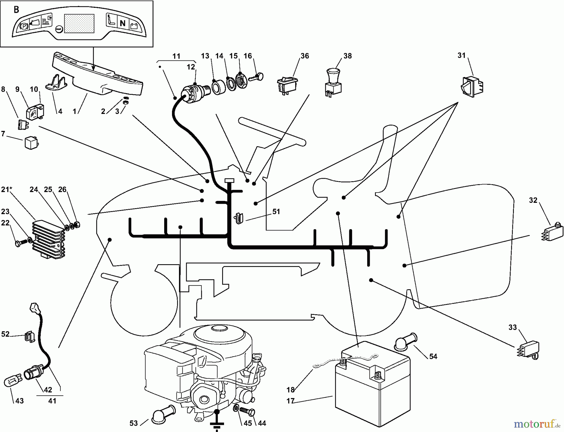  Dolmar Rasentraktoren TM-102.16 H2 TM-102.16 H2 (2008) 11c  ELEKTRISCHE TEILE
