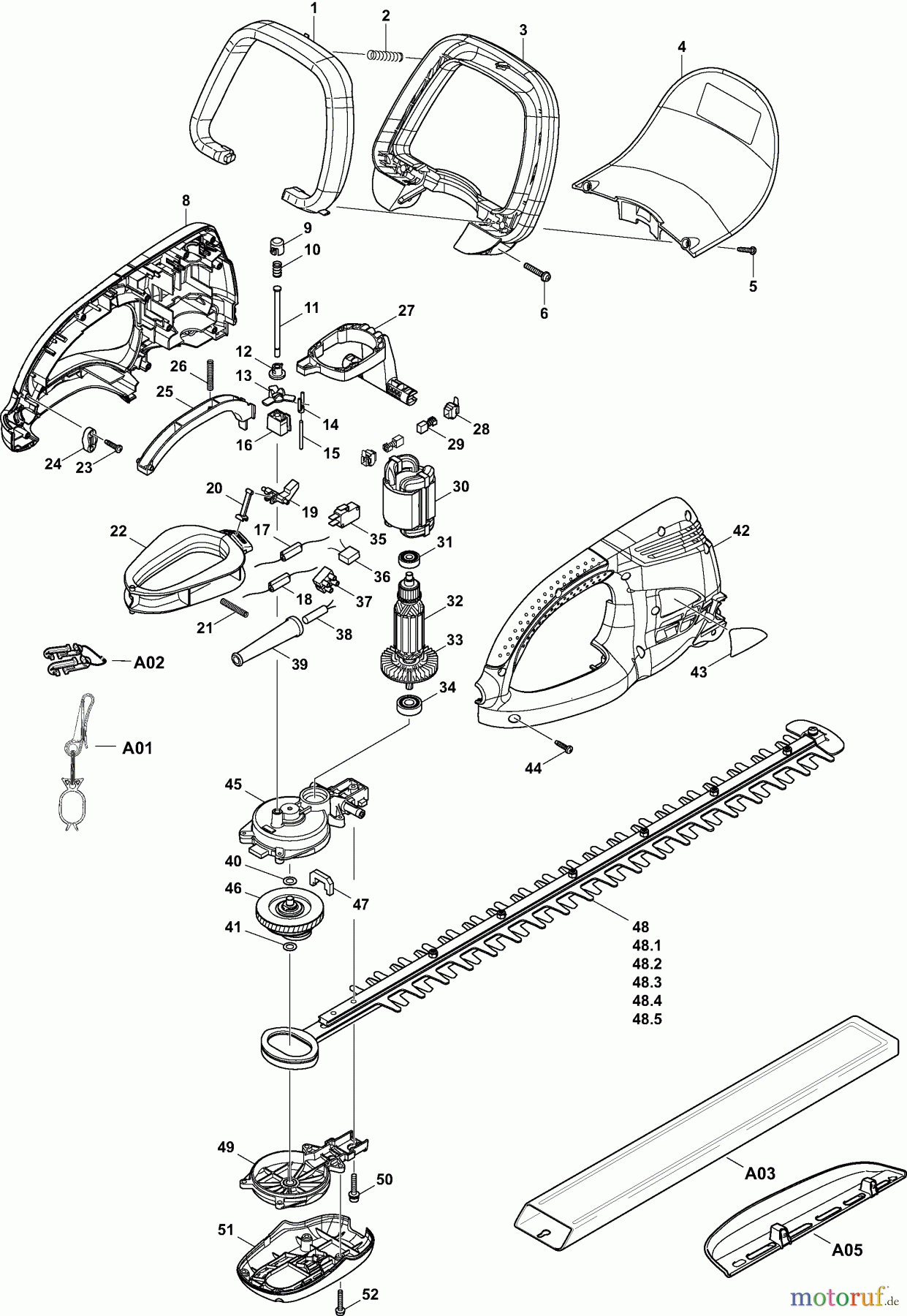 Dolmar Heckenscheren Elektro HT365 3 HT-365