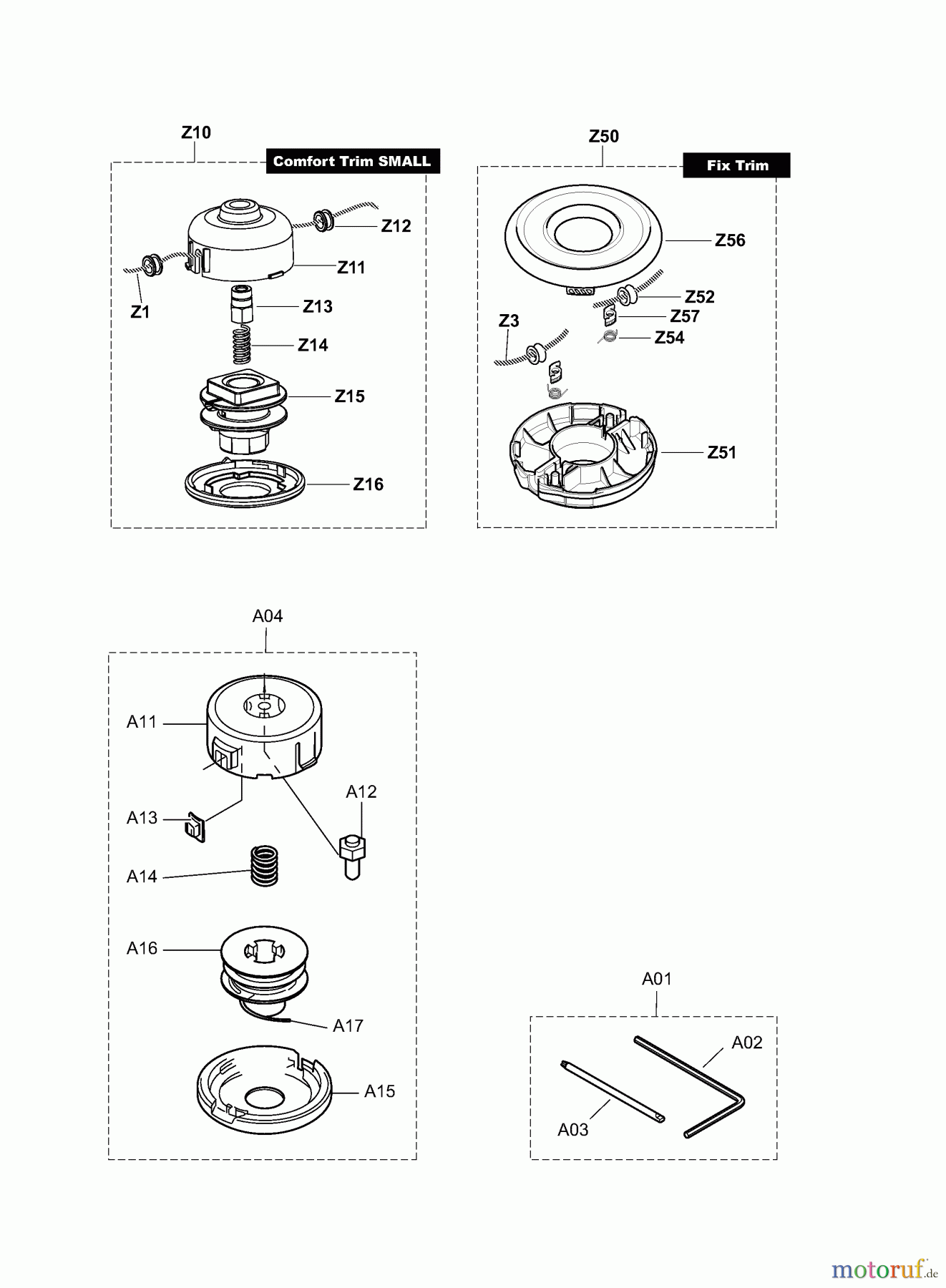 Dolmar Motorsensen & Trimmer Benzin 2-Takt LT-210 4 Werkzeug, 2-Fadenkopf