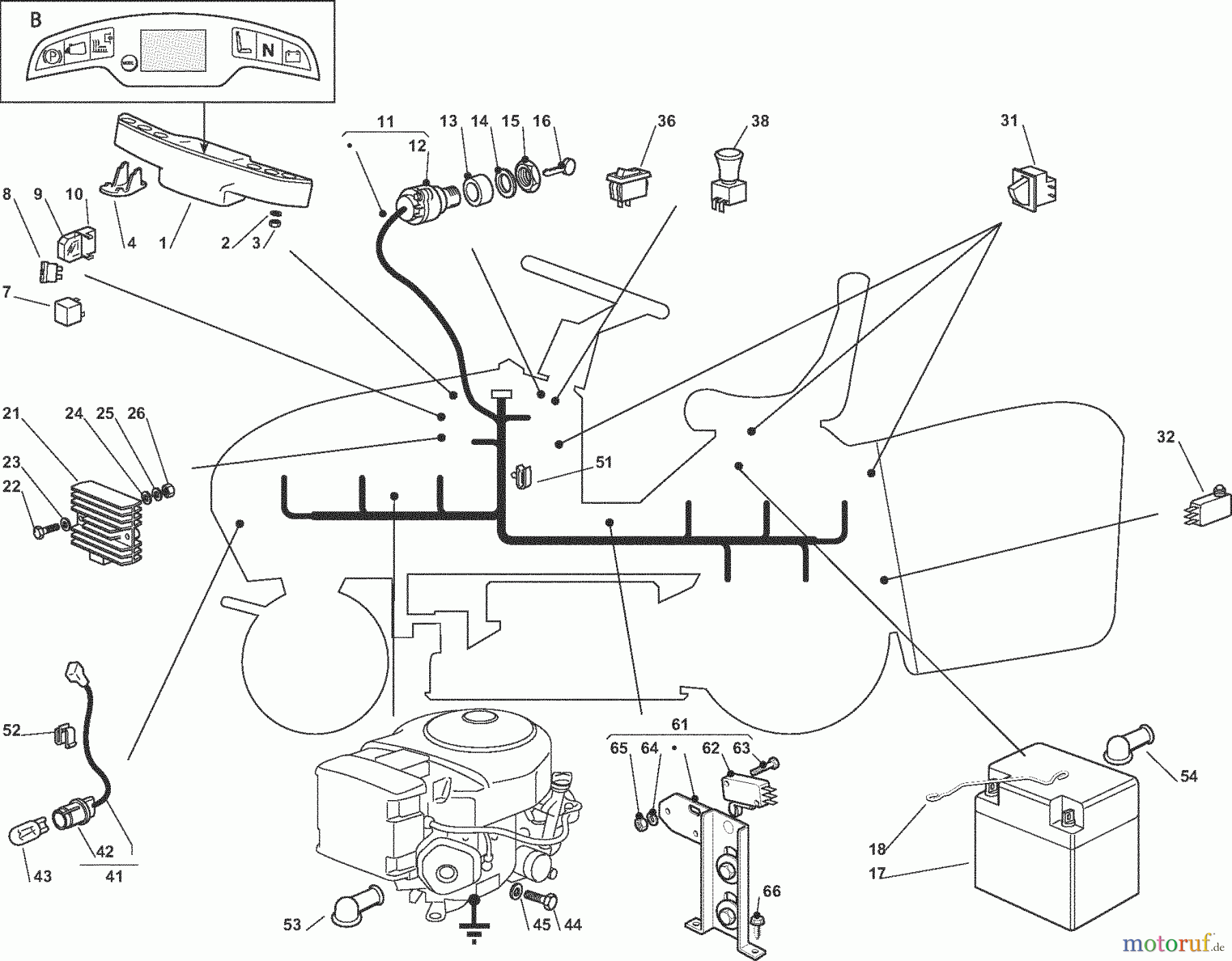  Dolmar Rasentraktoren TM-102.16 H2 TM-102.16 H2 (2012) 11c  ELEKTRISCHE TEILE