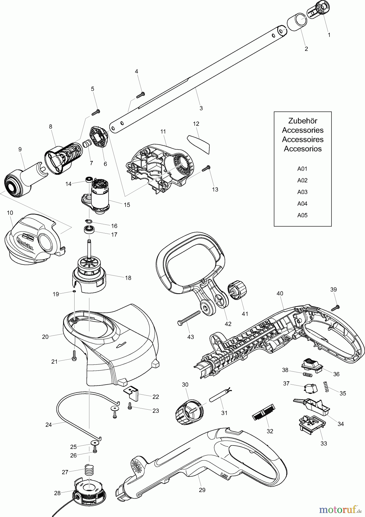  Dolmar Motorsensen & Trimmer Akku AT1827H 1  AT-1827 H