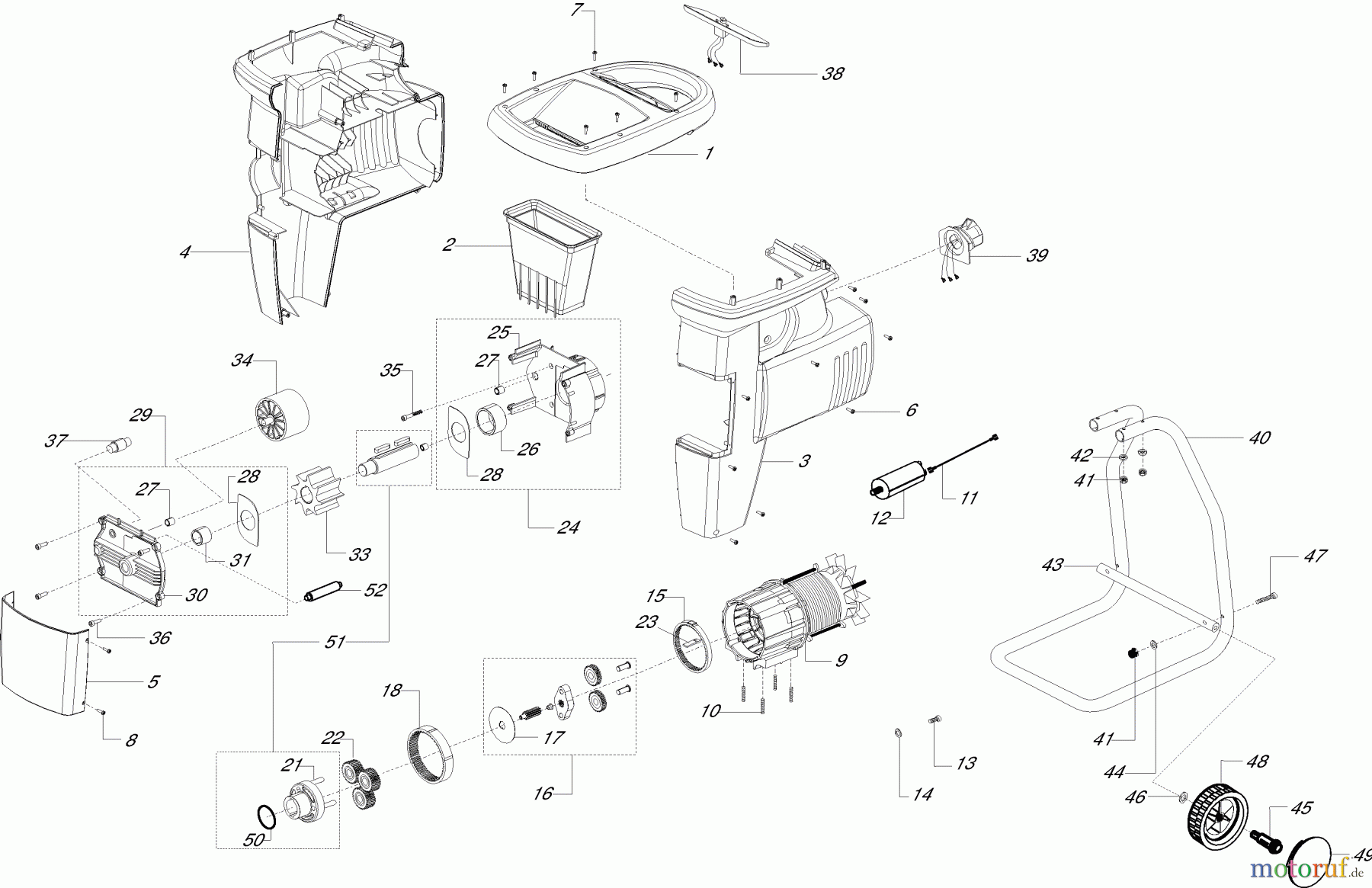  Dolmar Häcksler Elektro FH-2200 1  FH-2200, 2400