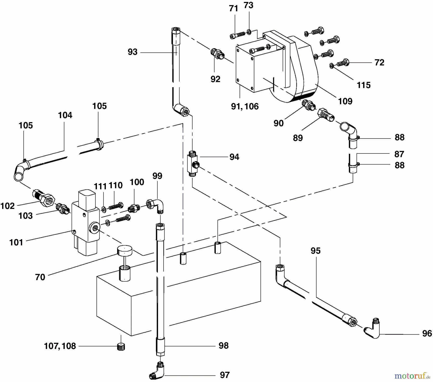  Dolmar Holzspalter LS-7500 Z 2  Hydraulikanlage