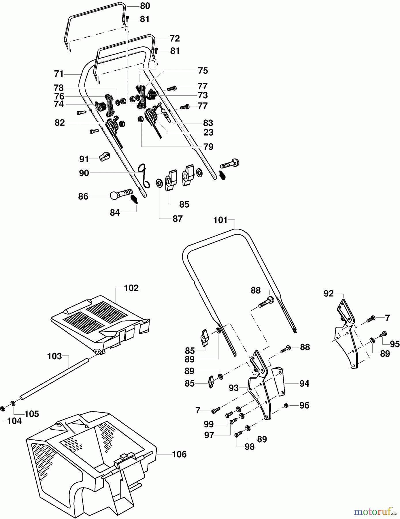  Dolmar Rasenmäher Benzin PM-4640 HSM PM-4640 HSM (1997-2000) 6  PM-4640 HSM