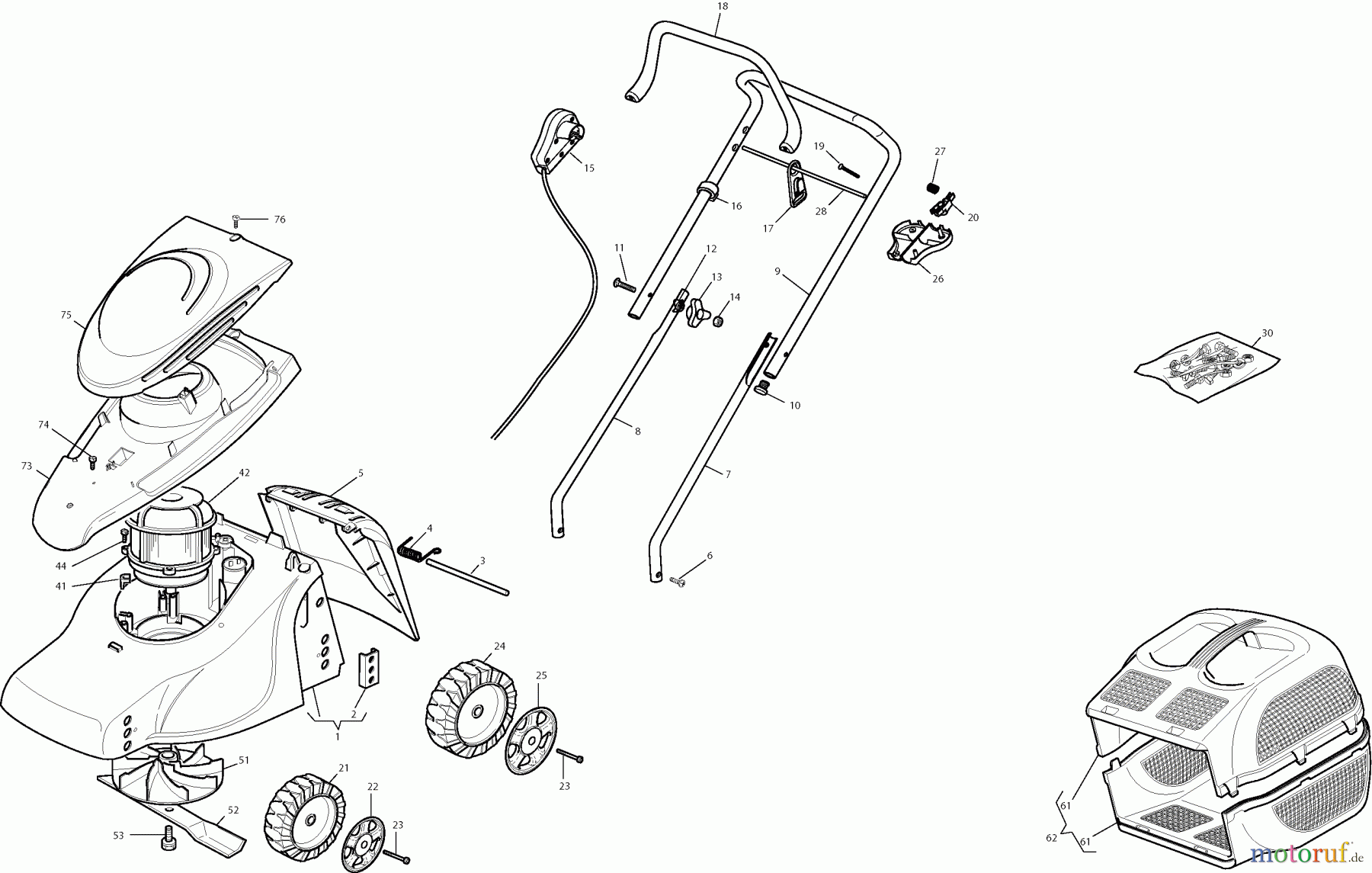 Dolmar Rasenmäher Elektro EM-3511 EM-3511 (2007) 1 EM-3511