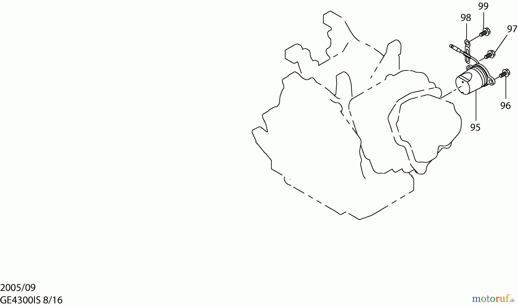 Dolmar Stromerzeuger GE-4300 IS 8 Ölsensor