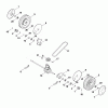 Viking Benzinrasenmäher MB 4.0 RT Ersatzteile C - Vorderachse, Getriebe
