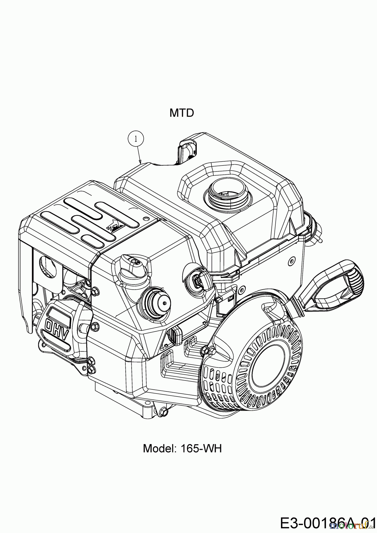  MTD Schneefräsen M 61 31A-6AC2678  (2019) Motor MTD