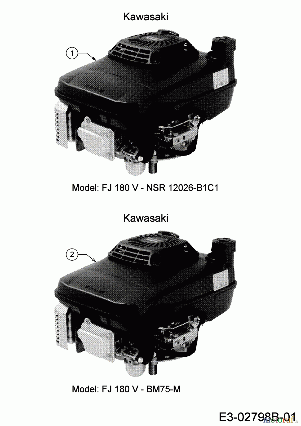  MTD Motormäher mit Antrieb LMEX 53 K 12C-PH7D682 (2019) Motor Kawasaki