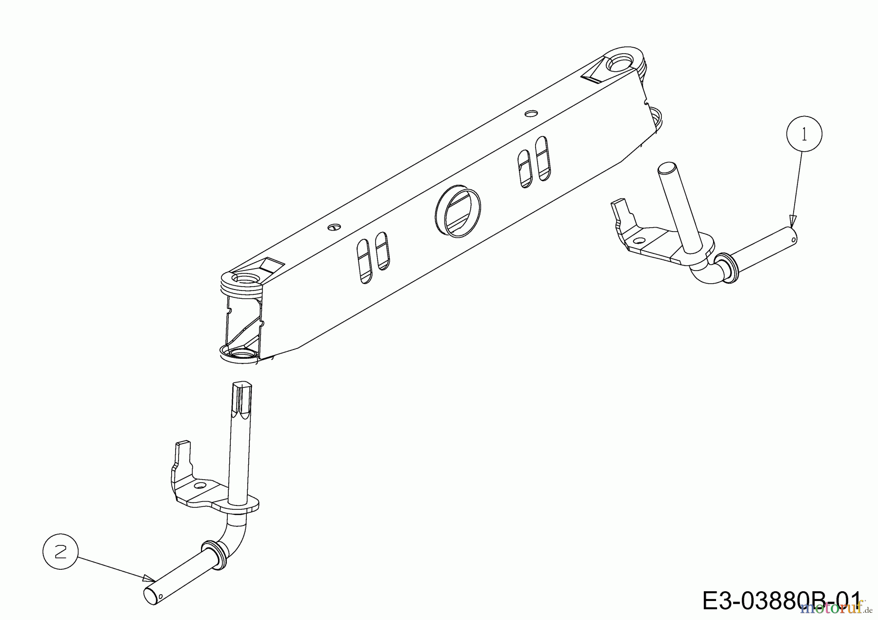  Helington Rasentraktoren H 105 HK 13BG71KN686  (2020) Achsschenkel