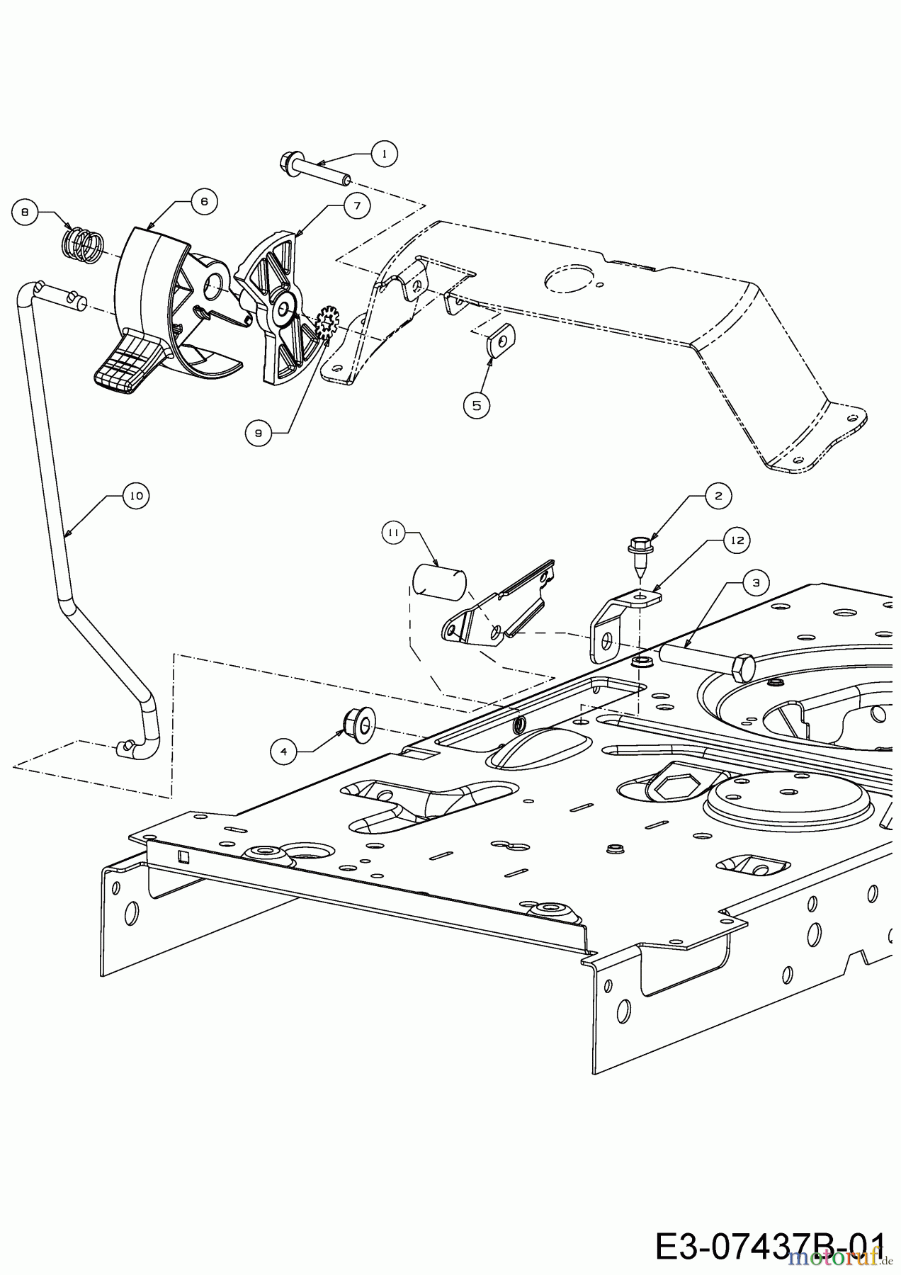  Tigara Rasentraktoren TG 15/96 HE 13AB79KF649 (2020) Parkbremse