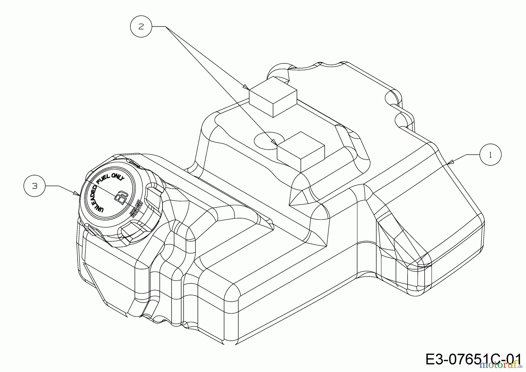  MTD Rasentraktoren Minirider 76 RDE 13A226SD600  (2020) Tank
