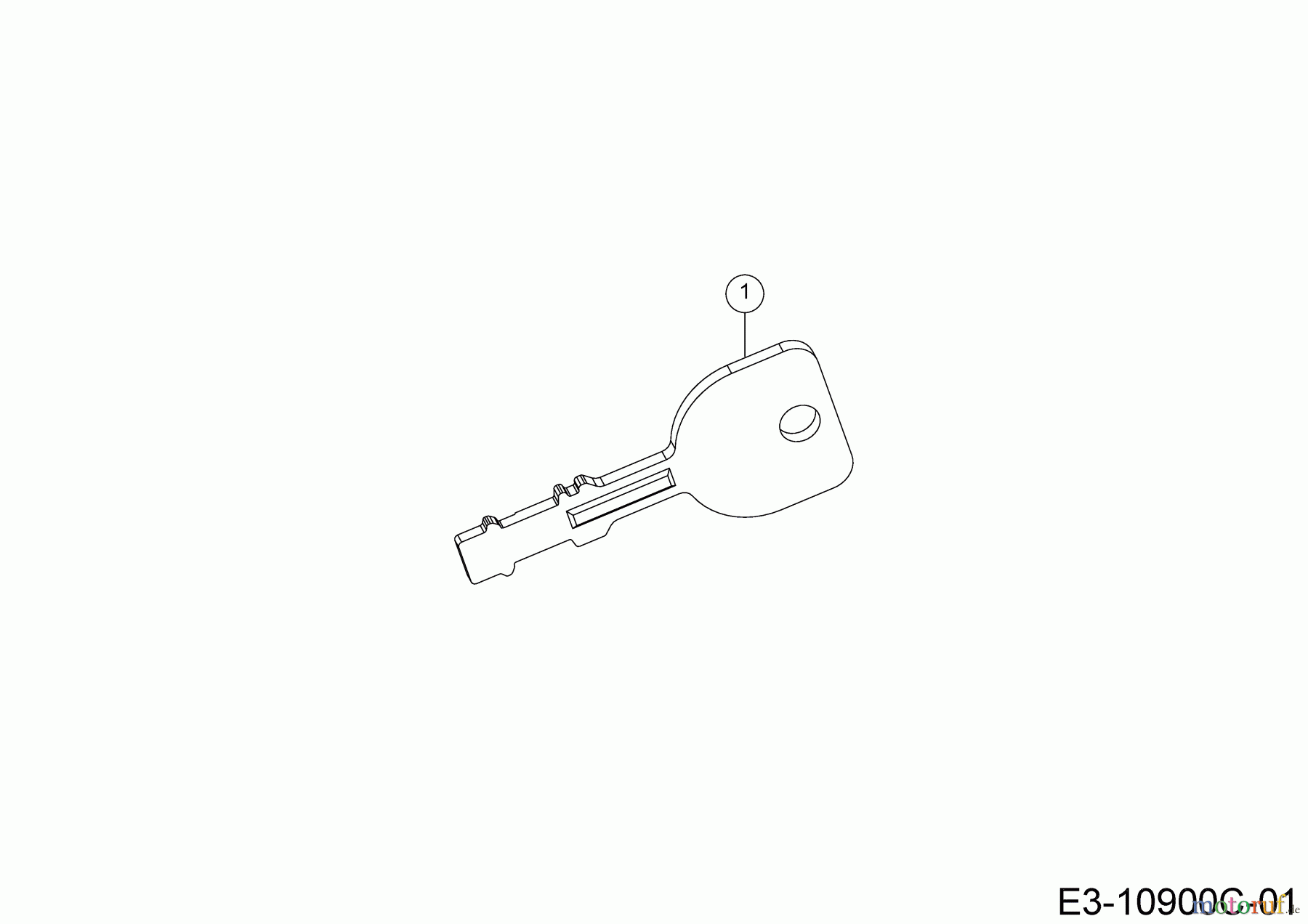  MTD Rasentraktoren Minirider 60 RDE 13AA26SC600  (2019) Schlüssel