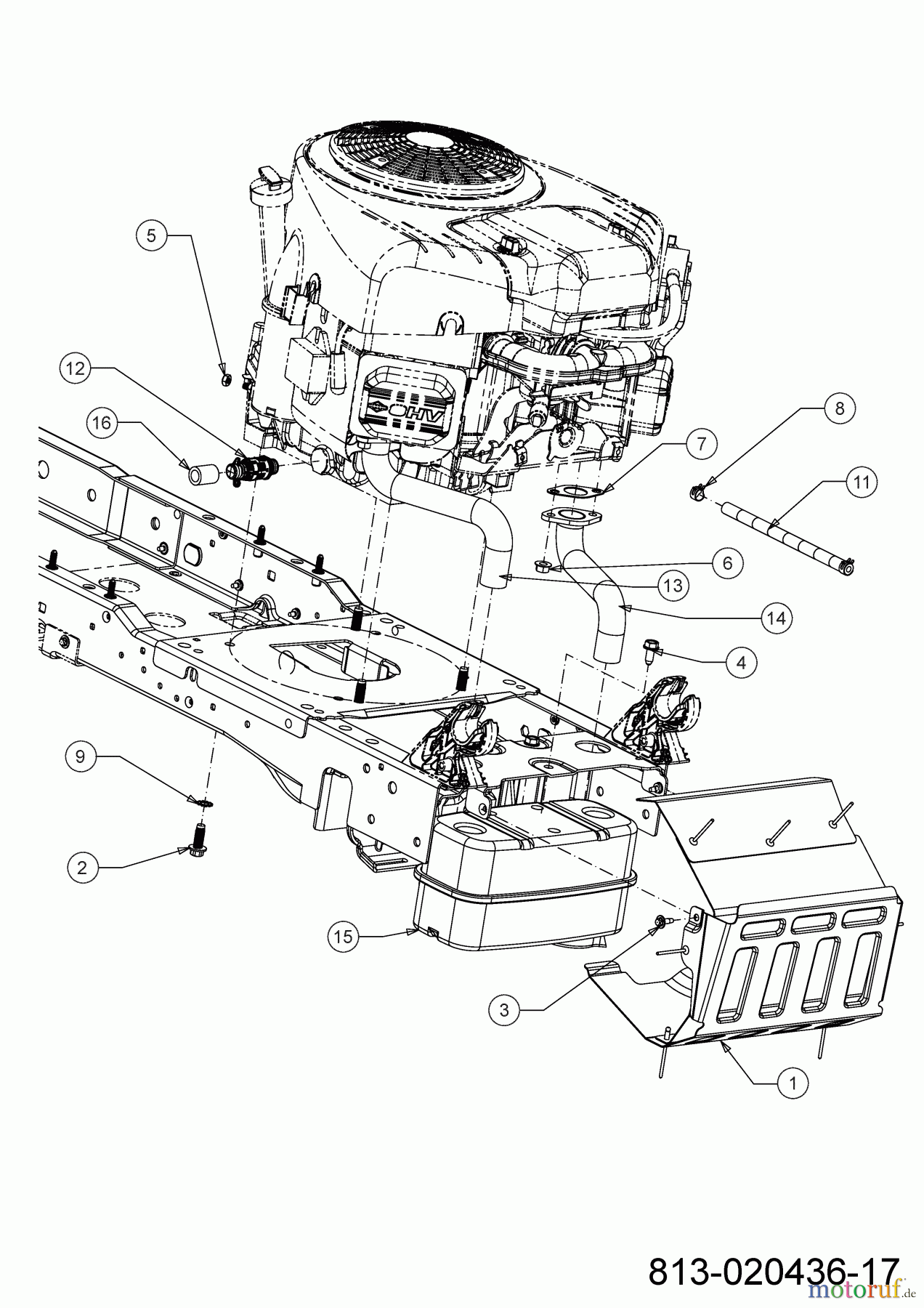  Greenbase Rasentraktoren V 222 I 13BAA1KR618 (2021) Motorzubehör