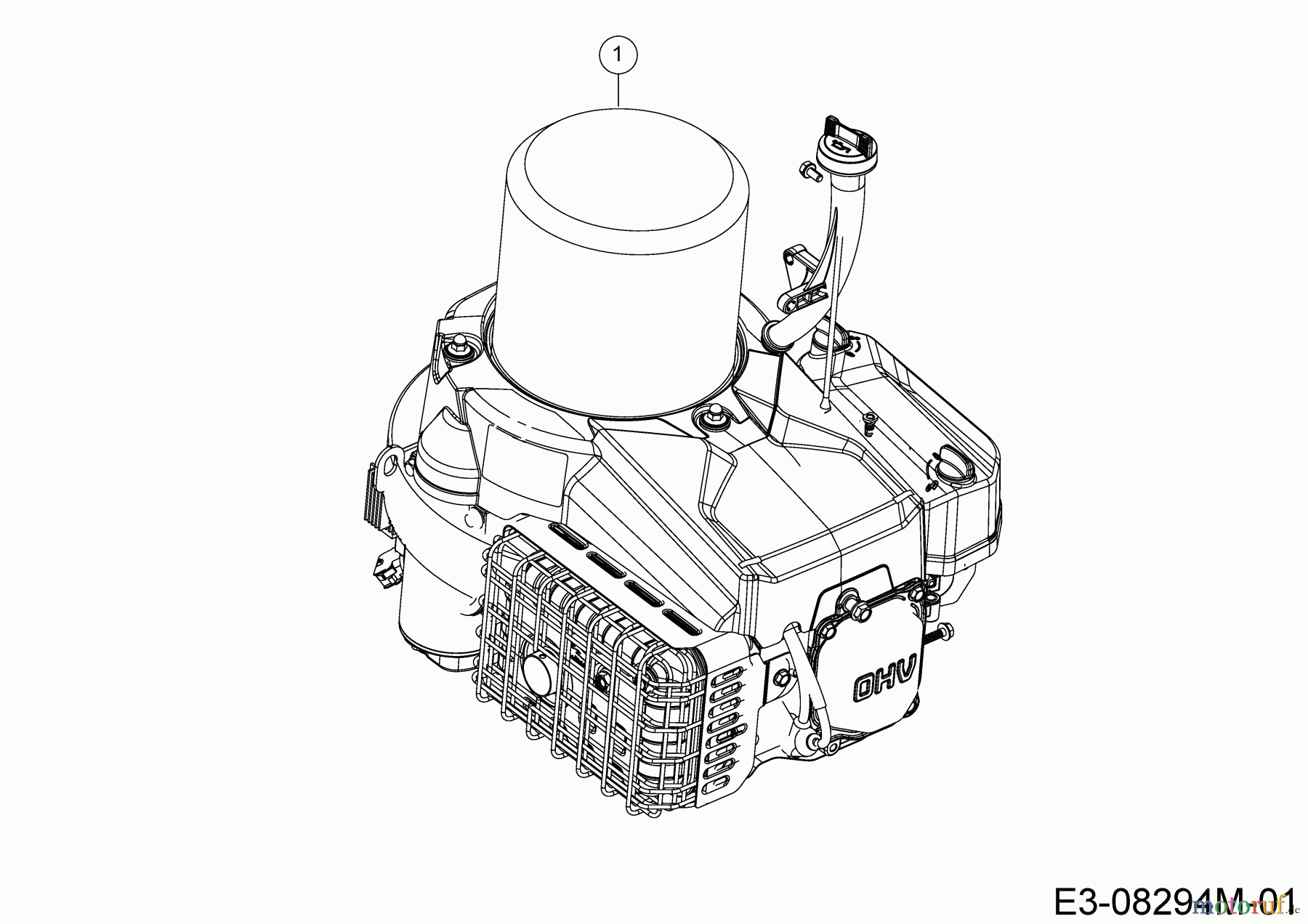  MTD Rasentraktoren Minirider 76 RDE 13B726SD600 (2021) Motor