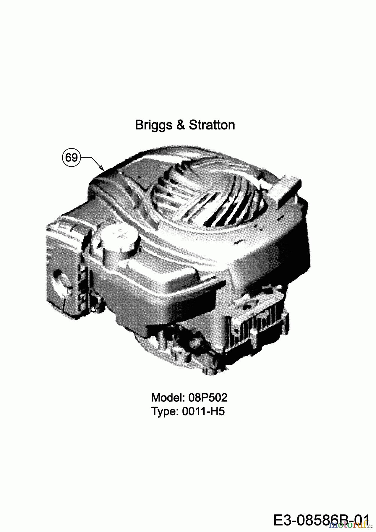  MTD Motormäher mit Antrieb Smart 46 SPBS 12D-TY5B600  (2021) Motor Briggs & Stratton