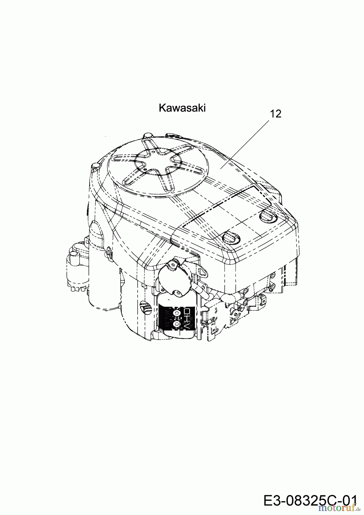  Cub Cadet Rasentraktoren XT3 QR106E 13DIA5CR603  (2020) Motor Kawasaki