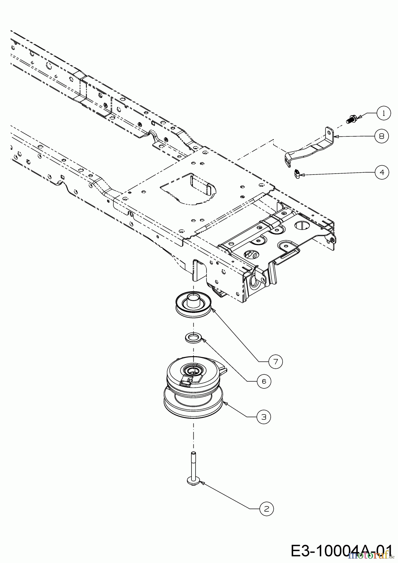  Cub Cadet Rasentraktoren XT2 PS107 13AGA1CS603  (2020) Elektromagnetkupplung, Motorkeilriemenscheibe