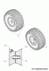 Cub Cadet LT3 PS107 13BJ79DG603 (2021) Listas de piezas de repuesto y dibujos Front wheels 15x6