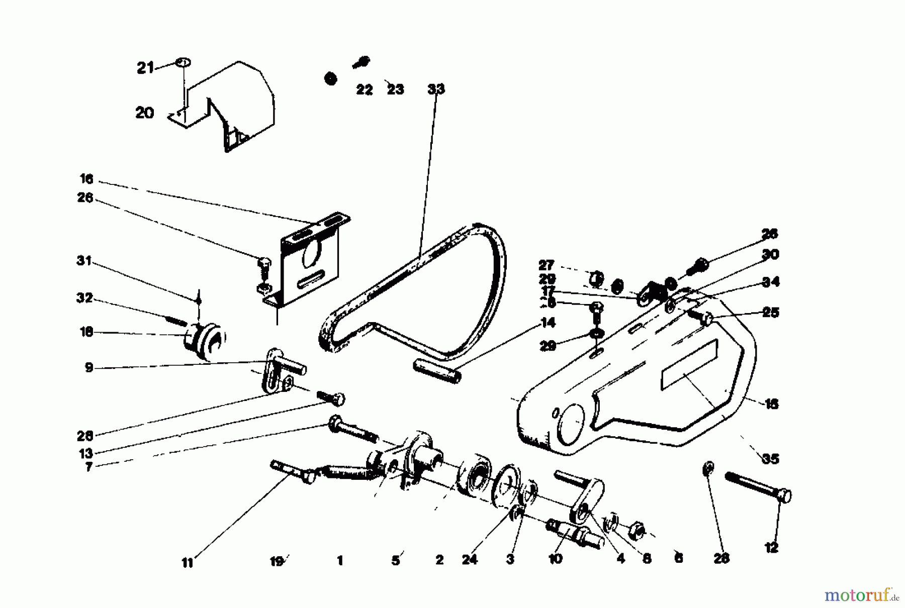  Gutbrod Motorhacken MB 60-30 07511.07  (1985) Fahrantrieb