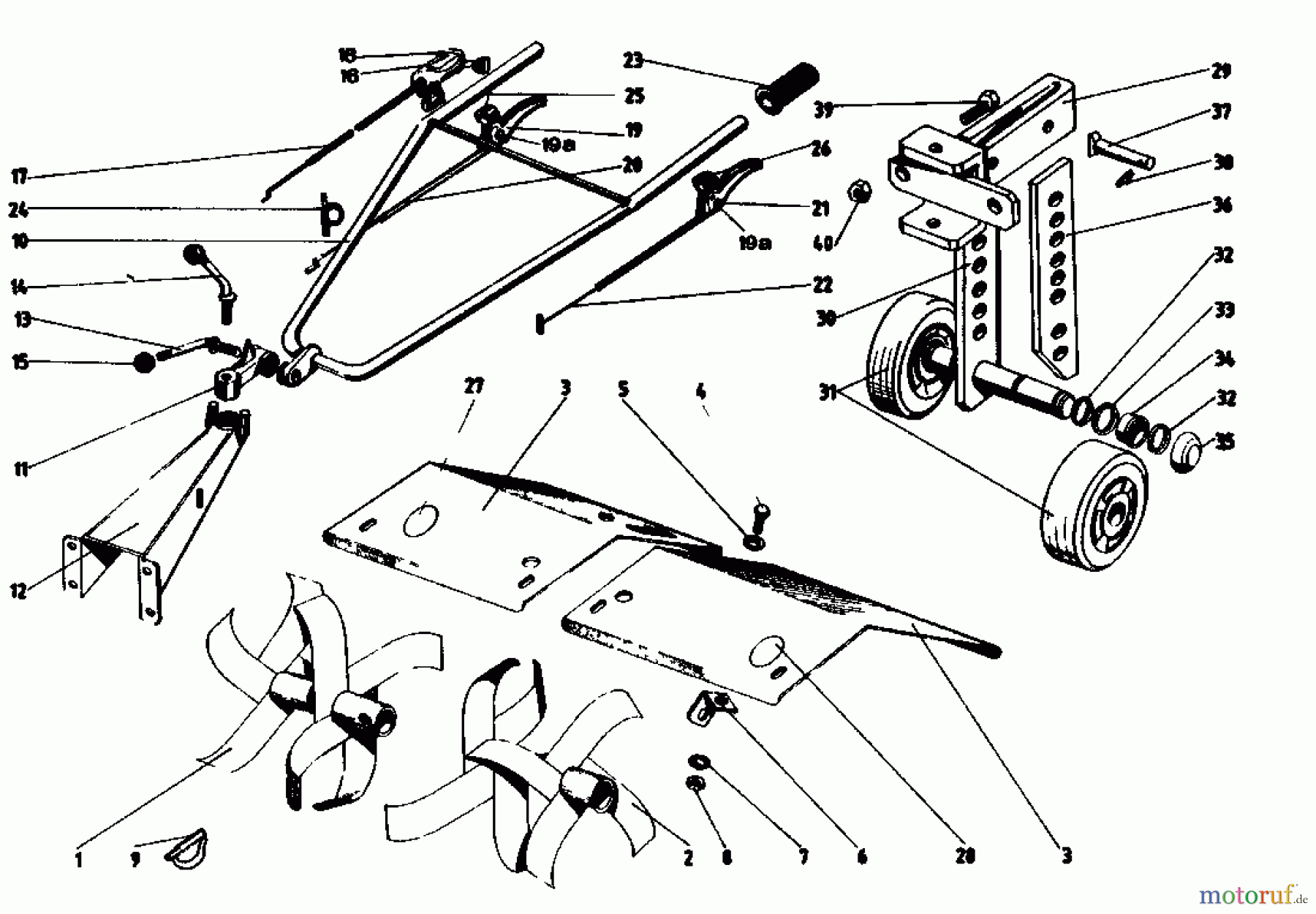  Gutbrod Motorhacken MB 60-52 07512.09  (1986) Grundgerät