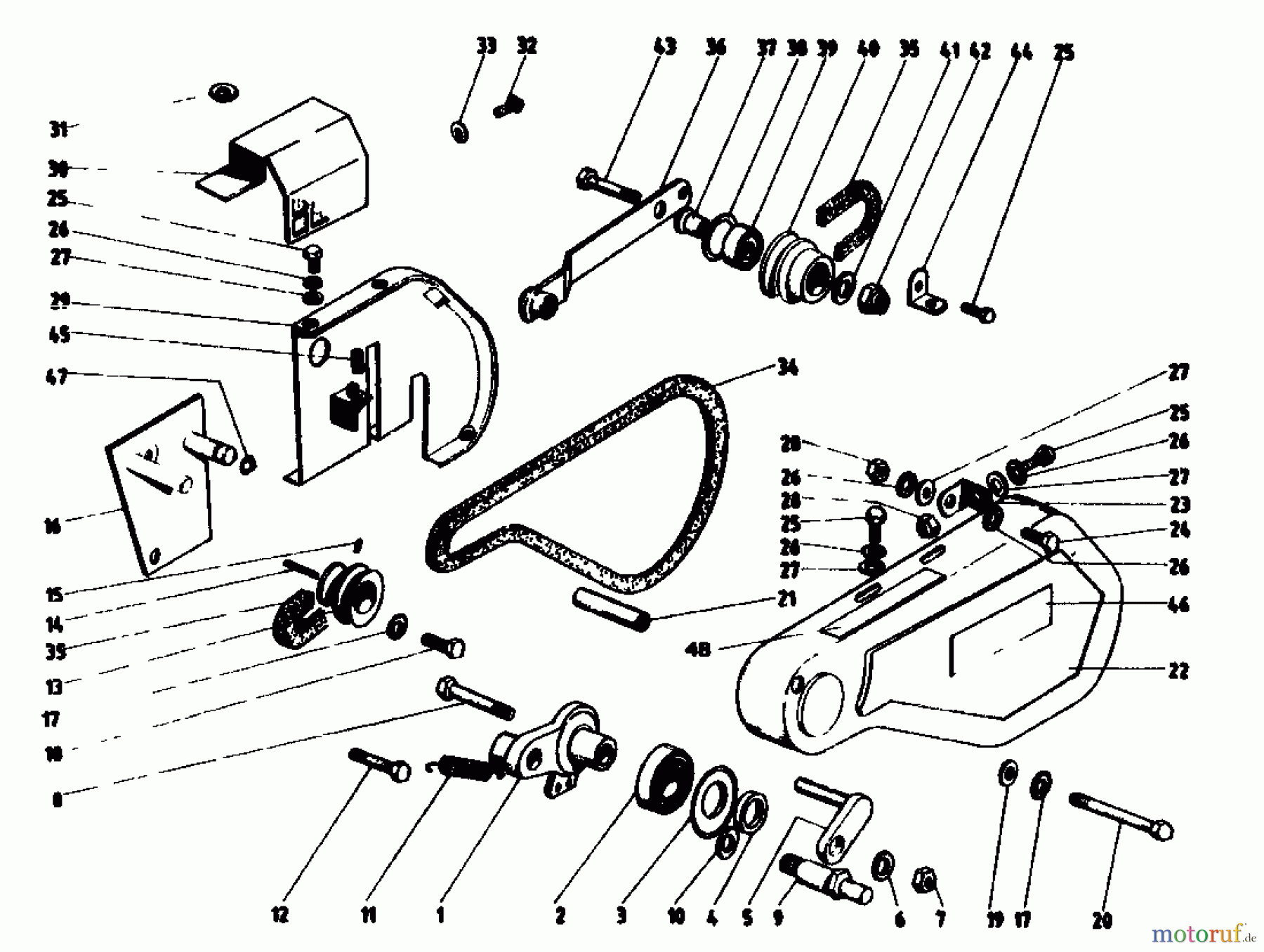 Gutbrod Motorhacken MB 60-52 07514.03  (1989) Fahrantrieb