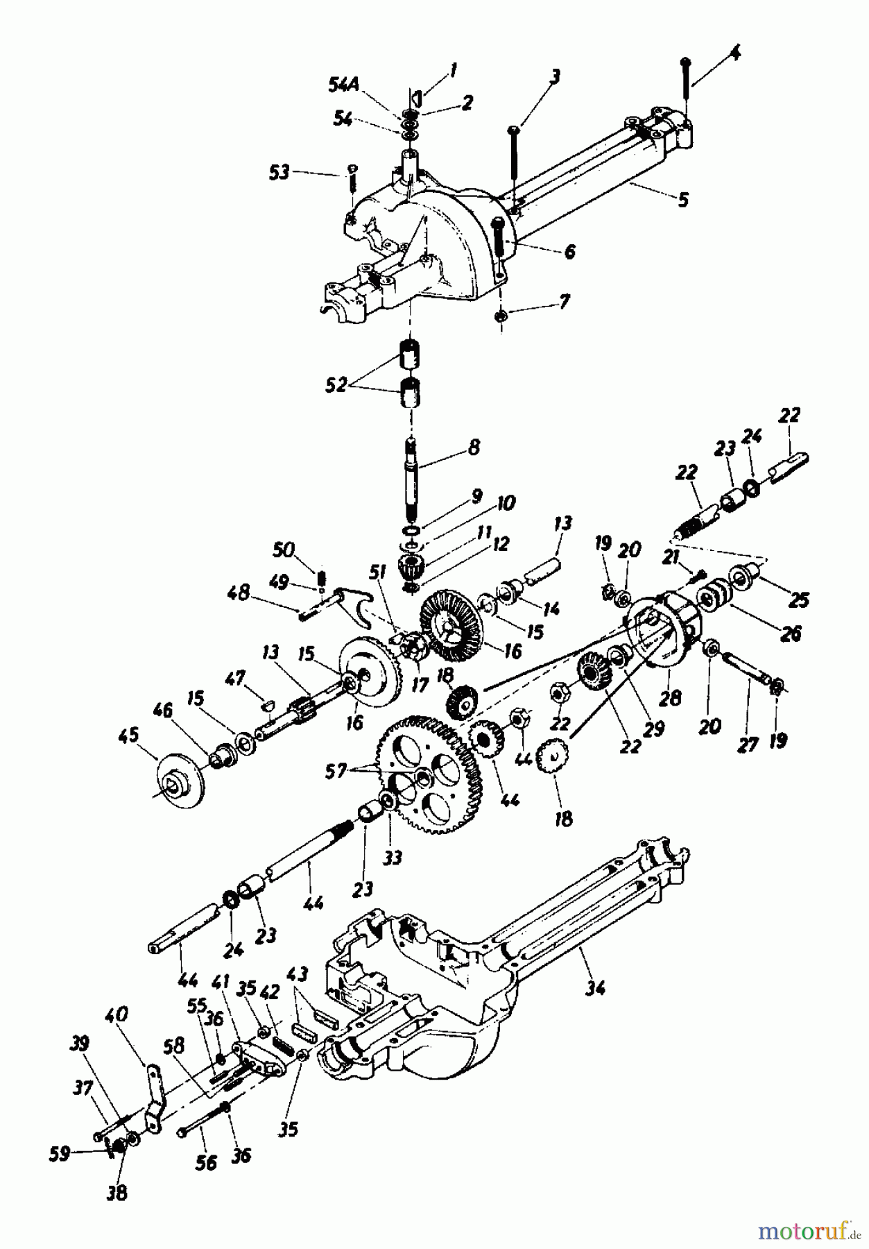  Raiffeisen Rasentraktoren 11 E 130-337D628  (1990) Getriebe