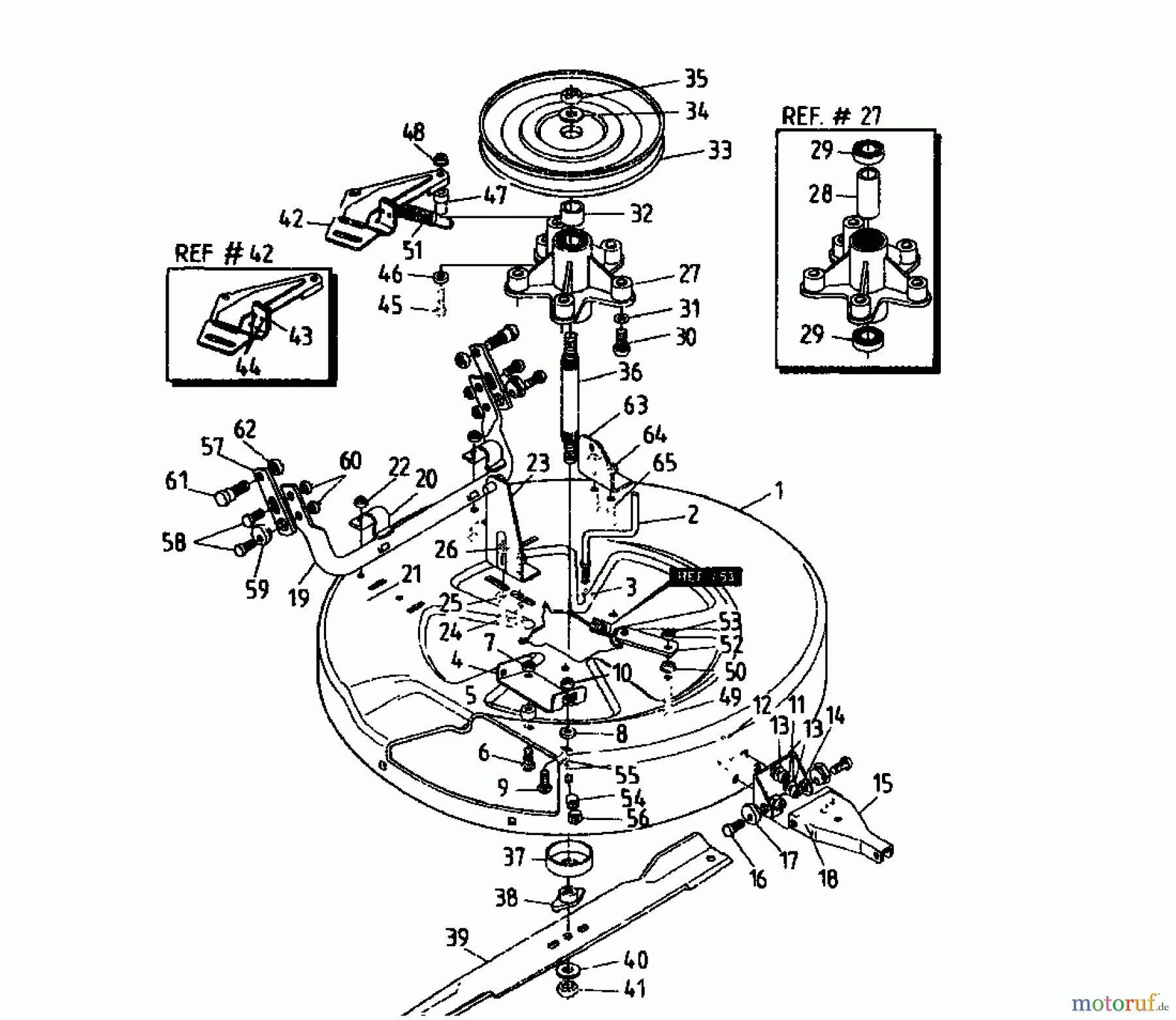  Gutbrod Rasentraktoren RSB 80-12 00097.07  (1995) Mähwerk 80cm