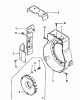 Gutbrod MB 62-52 K 07518.03 (1996) Listas de piezas de repuesto y dibujos Blower housing, Flywheel