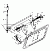 Brill Rasentraktoren 102/16 RTH 136T767N629 (1996) Ersatzteile Aushebung Fangkorb