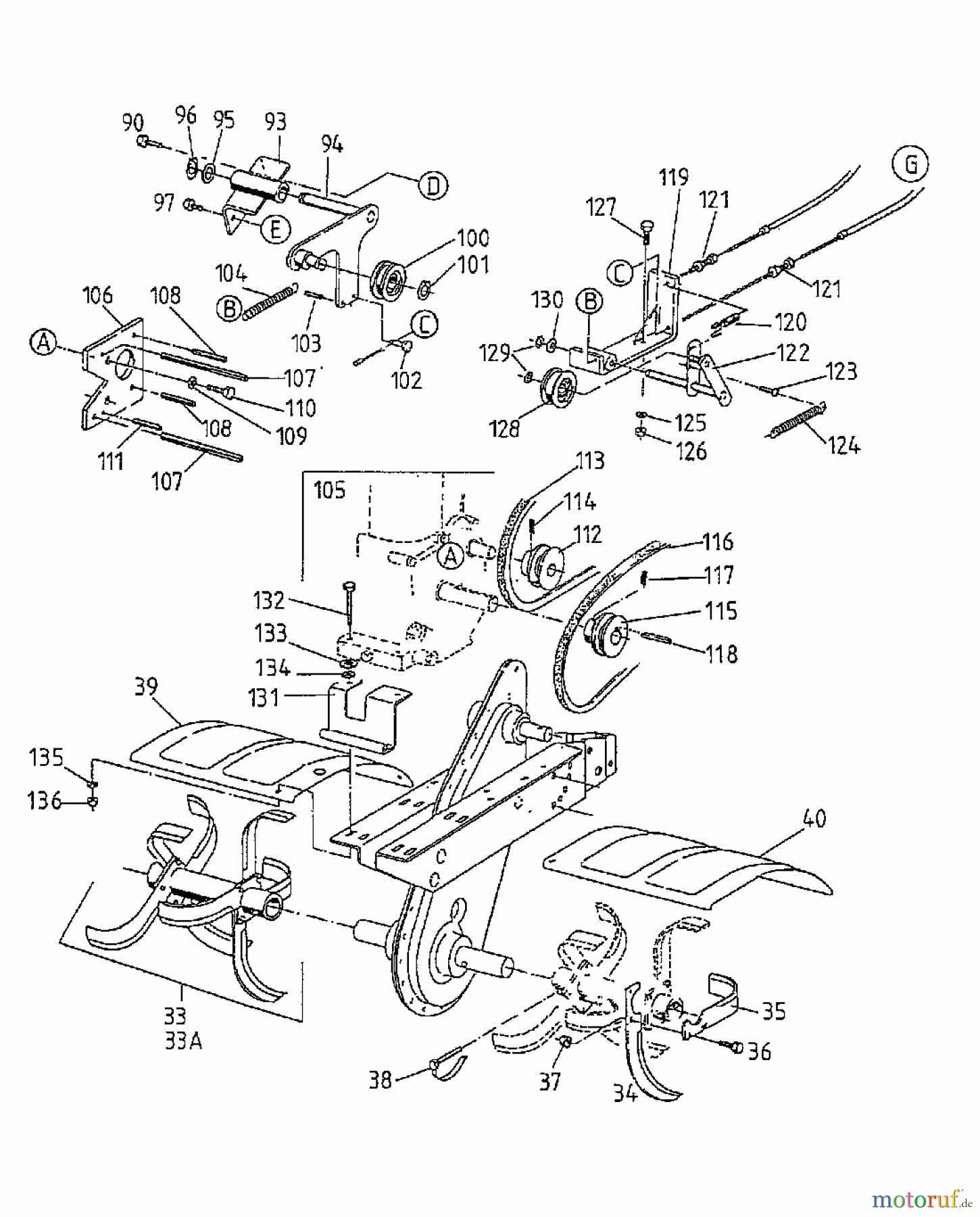  Gutbrod Motorhacken MB 62-52 07518.06  (1997) Hackantrieb
