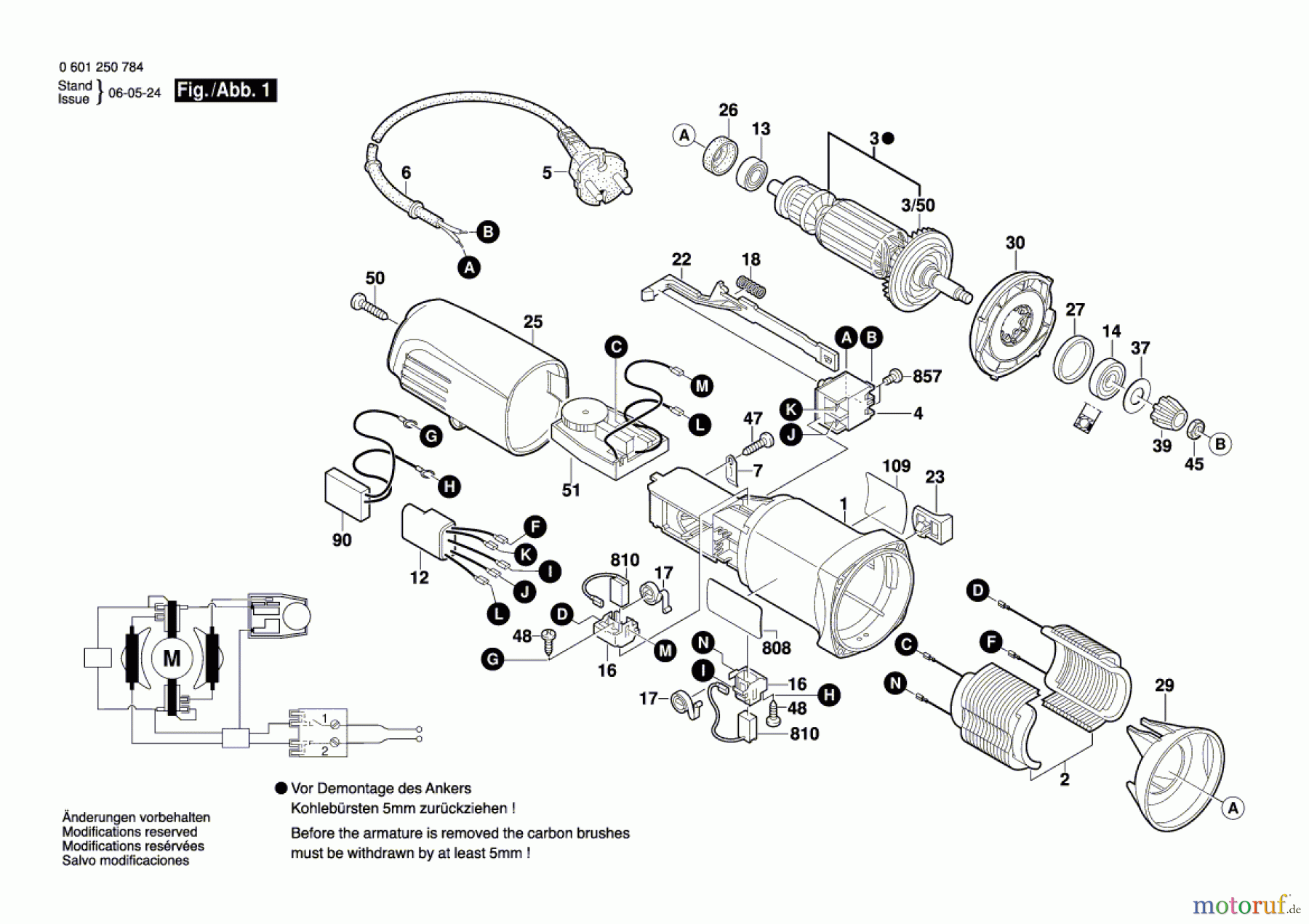  Bosch Werkzeug Exzenterschleifer BROS-150 T Seite 1