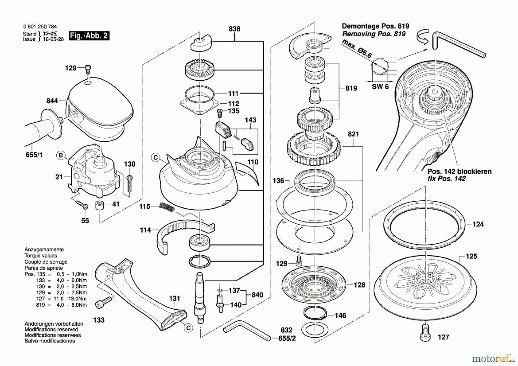  Bosch Werkzeug Exzenterschleifer BROS-150 T Seite 2