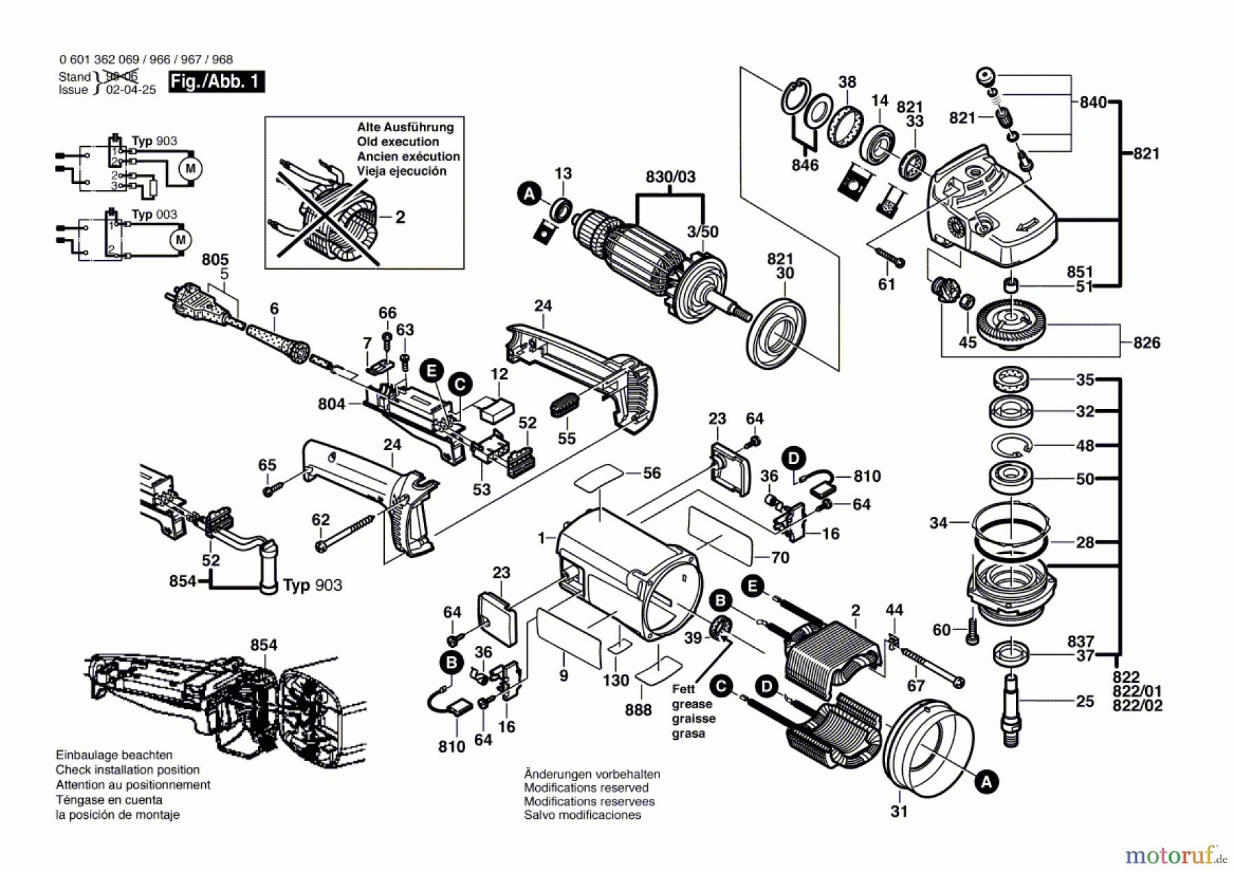  Bosch Werkzeug Winkelschleifer WS 230 S Seite 1