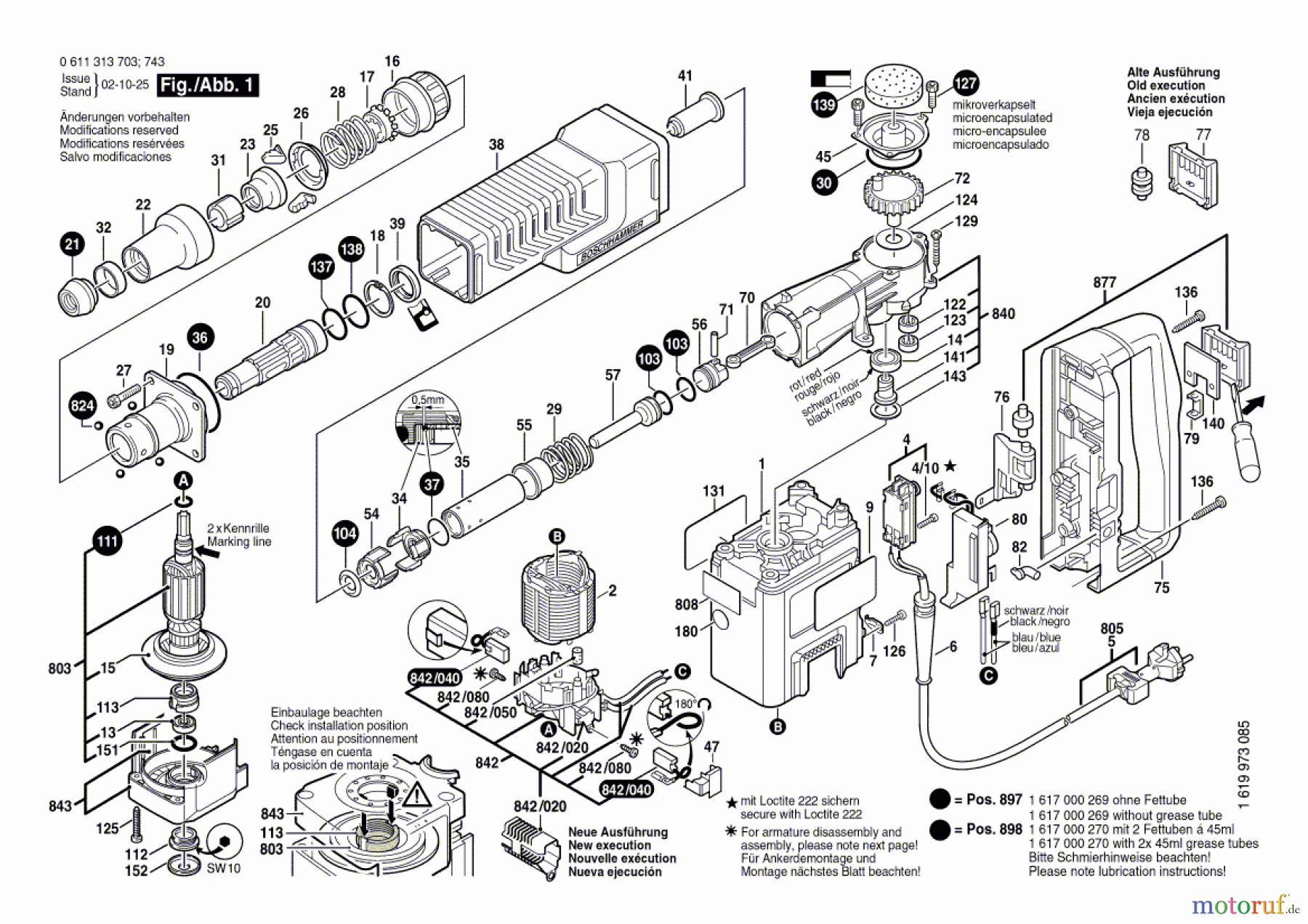  Bosch Werkzeug Schlaghammer GSH 5 CE Seite 1